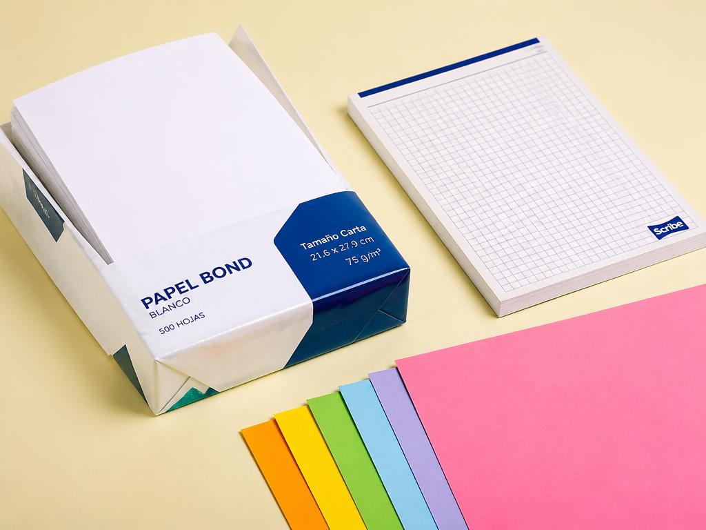 Resma papel carta 75 g